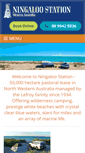 Mobile Screenshot of ningaloostation.com.au